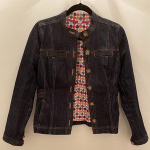 Boden "Photographer" Fitted Denim Jacket Sz. 2